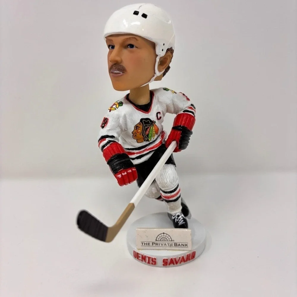 Chicago Blackhawks Denis Savard Bobblehead Ambassador HOF SGA